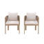 Chaise de patio d'extérieur avec coussins Coleon