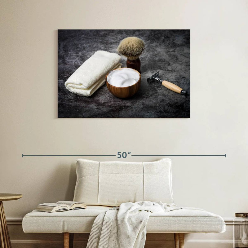 Shaving Set, 26" H x 39" W