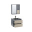 Abdul-Muizz 600mm Single Bathroom Vanity with Integrated Ceramic Basin-70115133