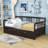 Jaye Wooden Daybed with Twin Size Trundle-162183935-162183934