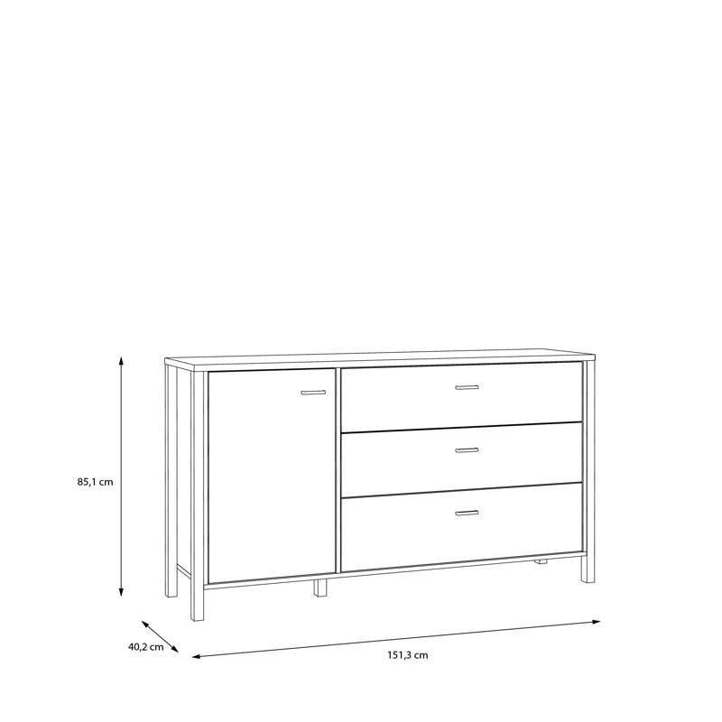 Lorrayne 151.3cm Sideboard