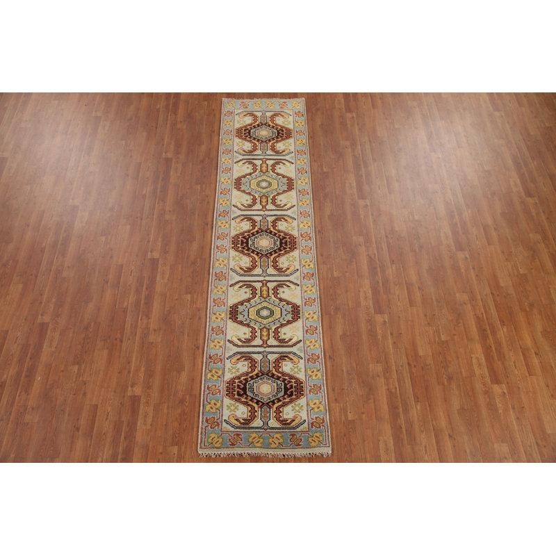 Tapis de couloir oriental géométrique 3 x 10