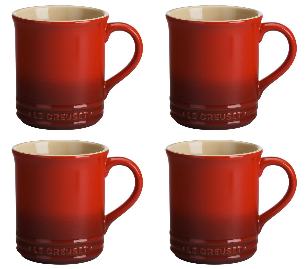 Ceramic Mug, Cerise