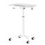 Assis pour se tenir debout, support d'ordinateur portable avec plateau de table réglable en hauteur et inclinable