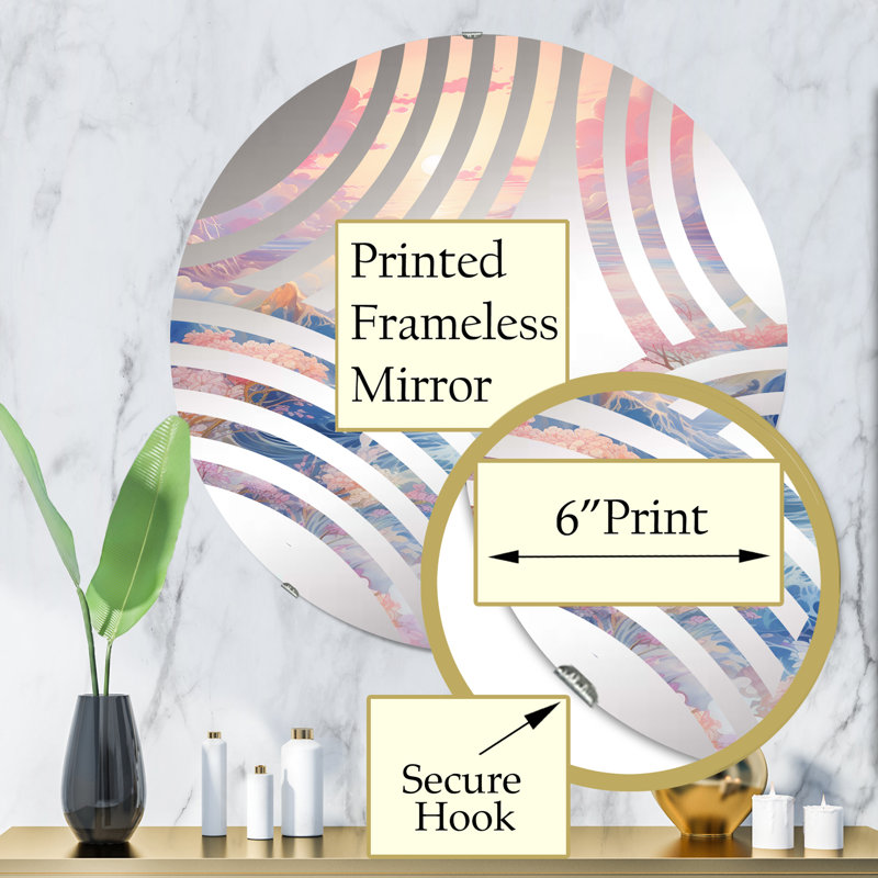 Circle Mirror, 31.4" x 31.4"