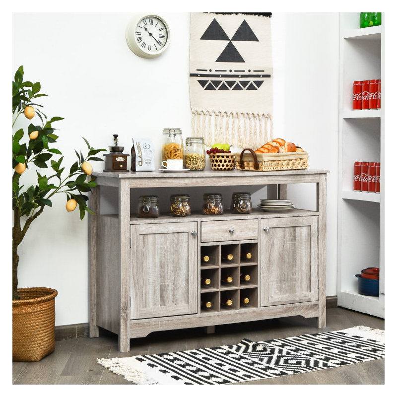 Armoire de bar 45,5 po Deantoine, Beige