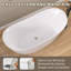66" X 32" Freestanding Soaking Acrylic Bathtub