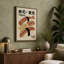 Tokyo Sushi Poster Retro - Wrapped Canvas-834675435-834675432
