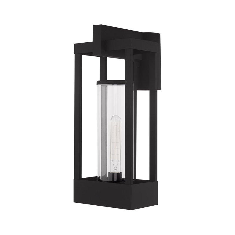 Binkley Solid Brass Wall Light, Black, 18.88" H x 8" W x 10.13" D