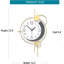 Grande horloge murale moderne pour le décor du salon, horloge murale silencieuse à piles, art mural intérieur élégant pour la cuisine de la chambre à coucher, décoration de la maison