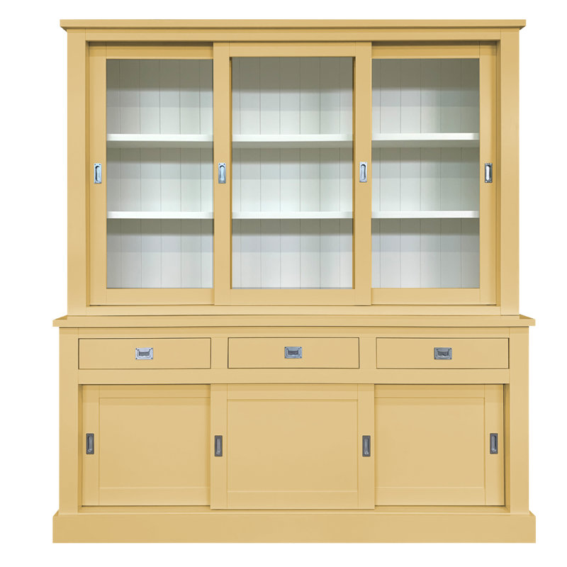 Lemire Display Cabinet, Beige