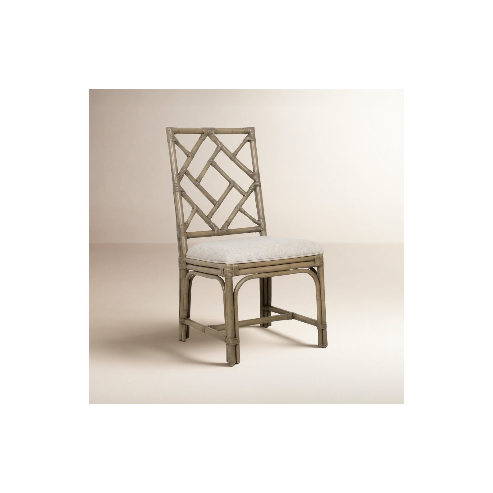 Wren Woven Side Chair, Gray Wash
