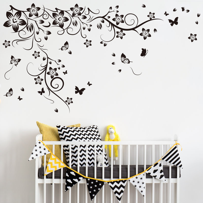 Plants & Flowers Non-Wall Damaging Wall Decal, Single