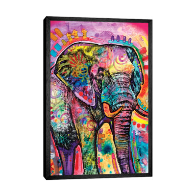 Elephant II by Dean Russo - Painting on Canvas