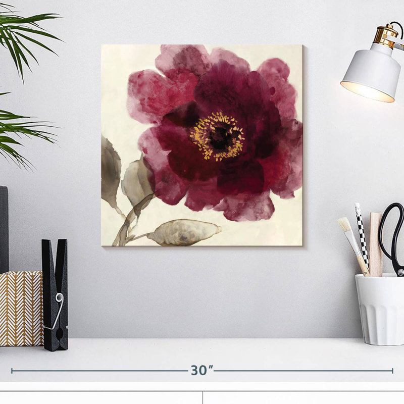 Harnek Crimson Peony I, H 16 po x l 16 po