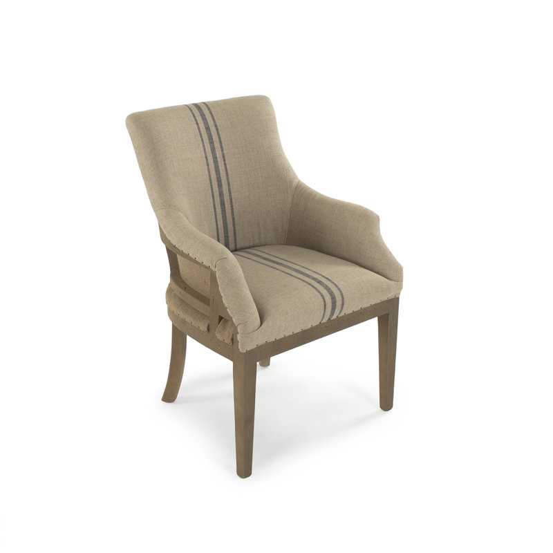 Liberte Armchair, Blue Stripe