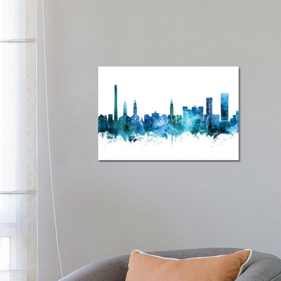 Erlangen, Germany Skyline by Michael Tompsett - Wrapped Canvas Gallery-Wrapped Canvas Giclée