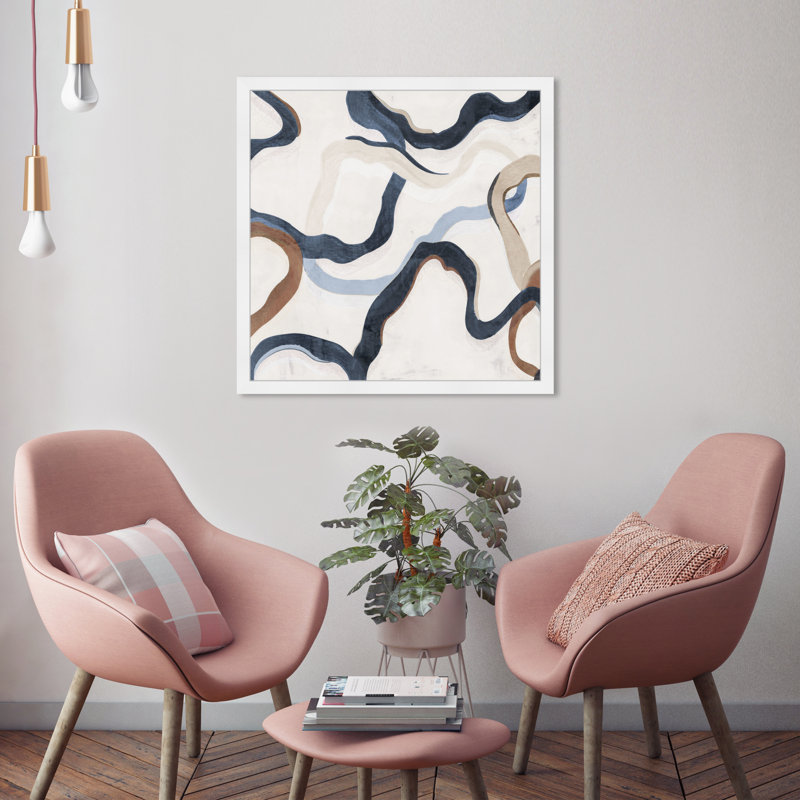«Paths of Life III» par Oliver Gal - impression encadrée, Cadre blanc, H 26 po x l 26 po