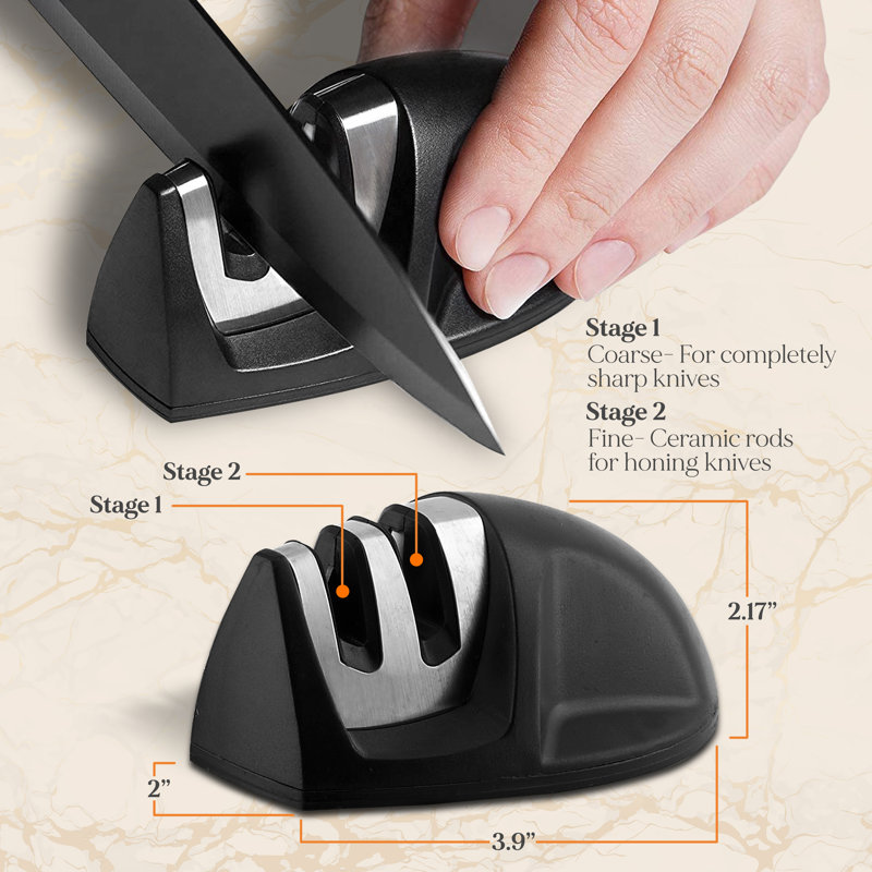 NutriChef 17 Piece Stainless Steel Assorted Knife Set