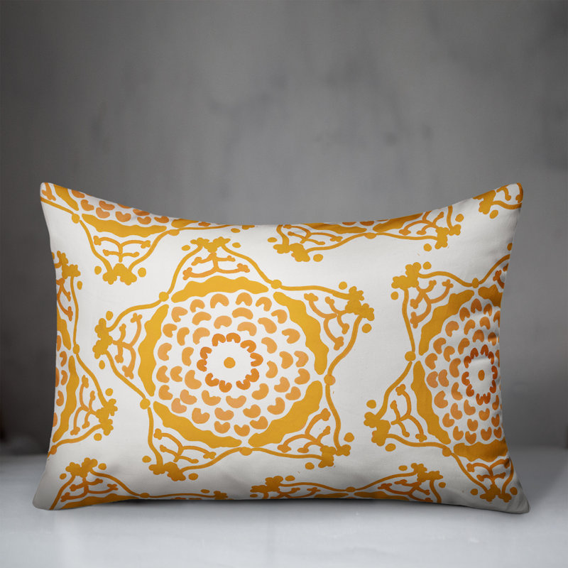 Housse et insert de coussin d'extérieur pour l'extérieur, Jaune