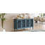 Buffet antique 60 "avec sculptures florales-1363701538