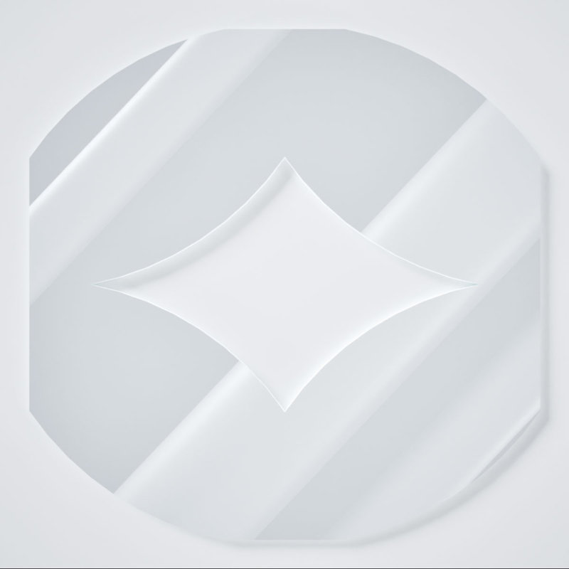 Gresham Decorative Fretwork Acrylic Wall Panels, Extra Small, 7 3/8"W x 7 3/8"H x 1/8"T, White, 7.38" H x 7.375" W x 0.125" D