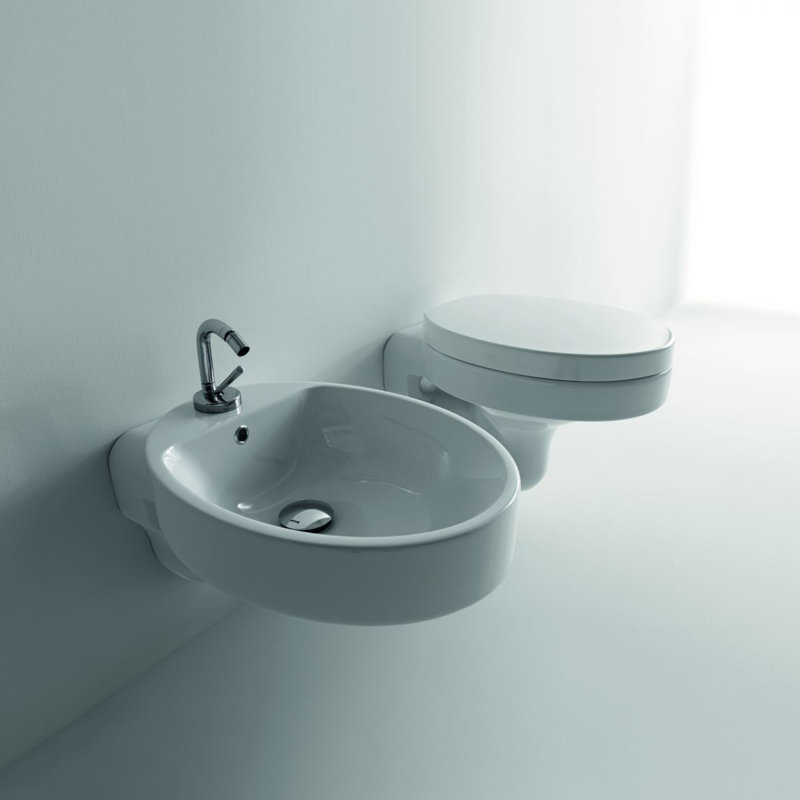 Cento 1.28 Gallons GPF High Efficiency Dual Flush Wall Mounted Kit