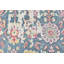 Tapis moderne tissé à la main en viscose bleue 5 pi 11 po x 9 pi 1 po Modern