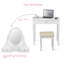 Brentford Dressing Table with Mirror