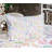 Ambesonne Cartoon Fitted Sheet & Pillow Sham Multicolor-106787123