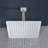 1-Spray Patterns With 2.5 GPM 9.84 In. Ceiling Mount Fixed Shower Head With Shower Arm -111875548