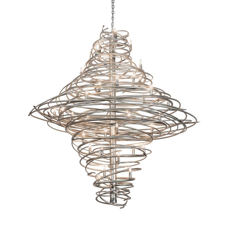 Lustre géométrique unique et remarquable à 36 lumières Cyclone