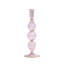 F2023 11'' H Glass Tabletop Candlestick-1557781503