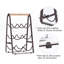 Alenis 6 Bottle Tabletop Wine Bottle Rack in Brown