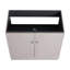 Meuble-lavabo de salle de bain autoportant 36 po et 2 portes d'armoire à fermeture douce - sans le lavabo