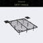 Bed Frame, Heavy Duty Metal Bed Frame, Quick & Easy Assembly, LED Light, No Noise-531821271