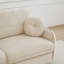 Canapé ergonomique en chenille à 2 couches avec coussins ronds à conception ergonomique facile à assembler-316857444