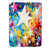 Blanc / jaune / rose abstrait