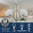 Derryn 5 - Light Dimmable Empire Chandelier