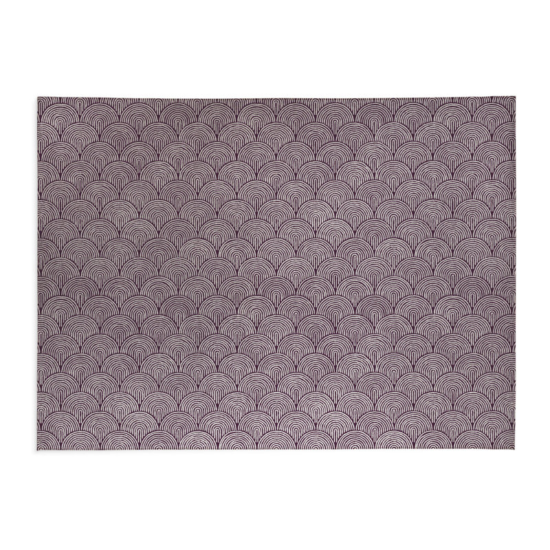 Tapis de cuisine Rolling Humps, Rectangulaire 3 pi x 5 pi, Aubergine