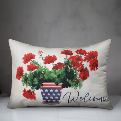  Polyester/Polyester Blend Lumbar Rectangular Indoor Pillow Cover & Insert