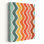 Motif de pâtisseries fraîches II - art bleu, brun, vert, orange