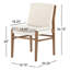 Aya Side Chair in Savile Flax