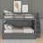 Stairway Full-Over-Full Bunk Bed With Trundle, Storage And Guard Rail-948679648