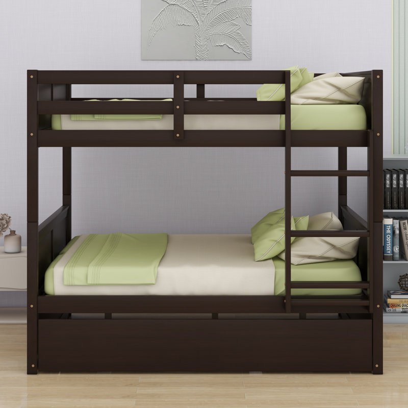 Bunk Bed With Trundle, Espresso