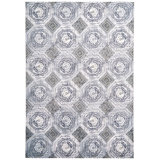Paulene Geometric White/Sterling Area Rug