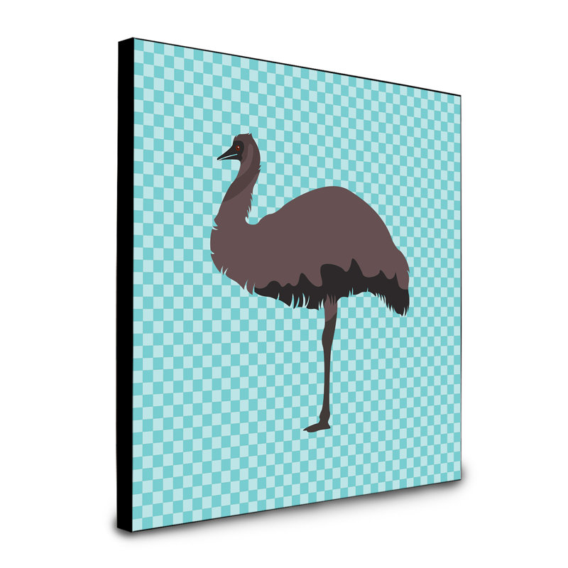 Carousel Animals Artwork Wall Panel, Blue