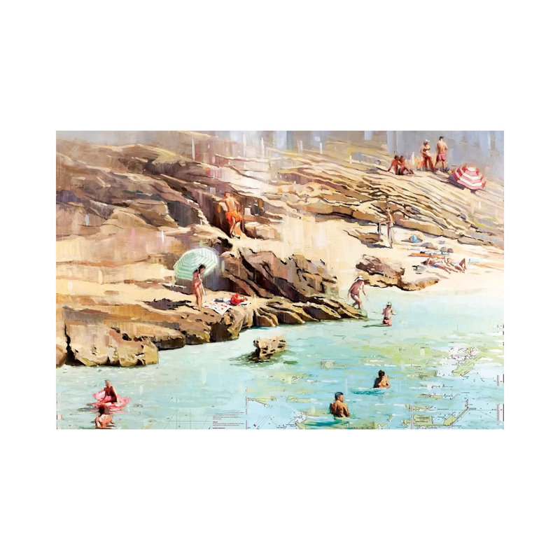 Charted Waters by Johnny Morant - Wrapped Canvas Gallery-Wrapped Canvas Giclée, 66.04 cm H x 45.72 cm W x 1.91 cm D