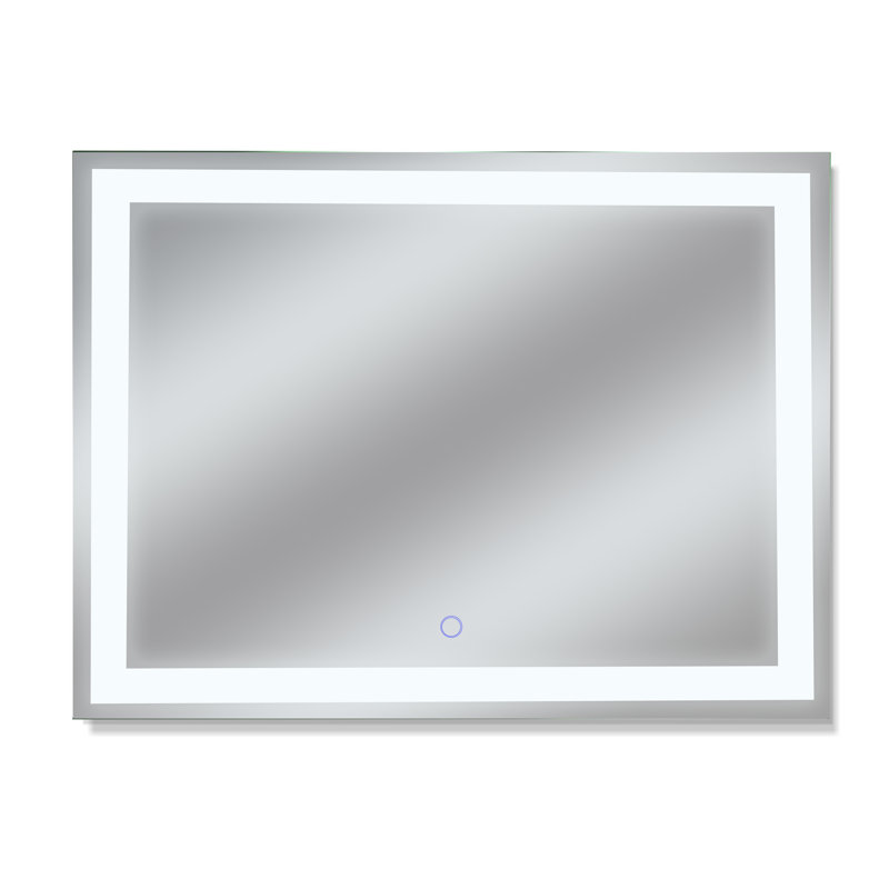 Miroir de salle de bain Edison, l 48 po x H 36 po