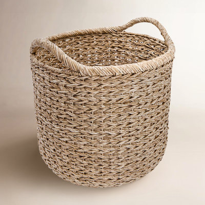 Handwoven Seagrass Decorative Basket